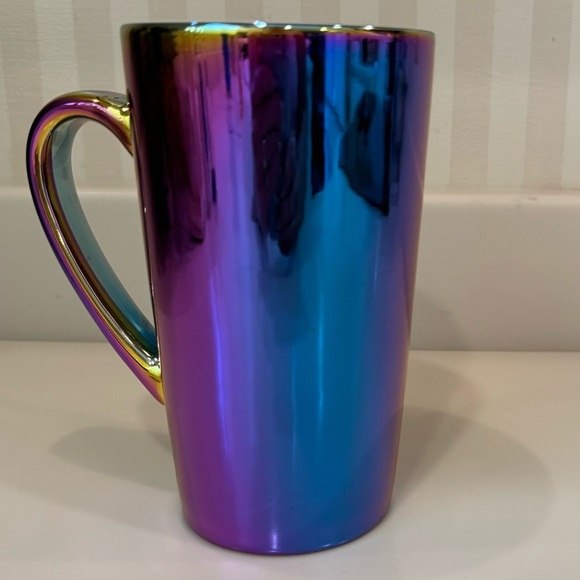 Starbucks Holographic Iridescent 2022 Holiday Coffee Mug 16 Oz. - Picture 6 of 13